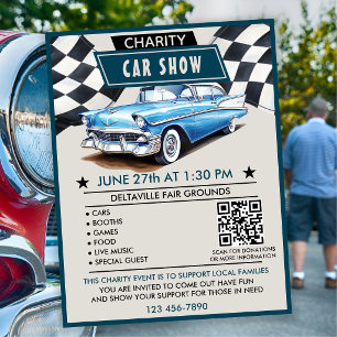 Charity Car Show Flyer
