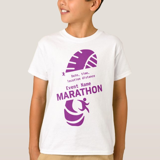 Charity marathon promotional event merch   T-Shirt (Front)