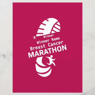 Charity marathon promotional event merchandise    