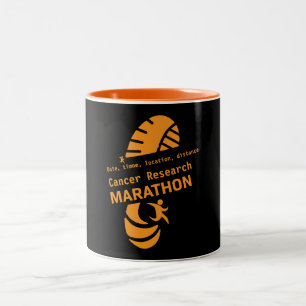 Charity marathon promotional event merchandize Two-Tone coffee mug