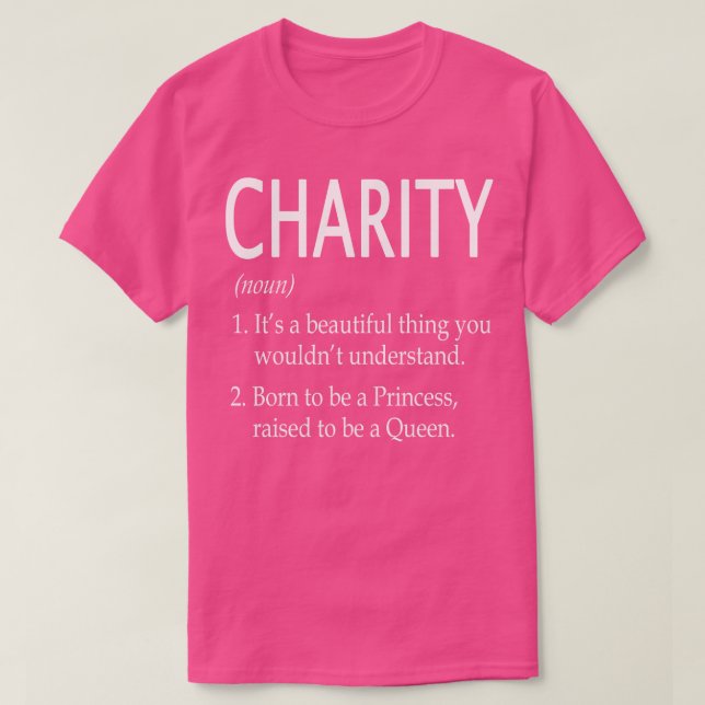 Charity Name Gift T-Shirt (Design Front)