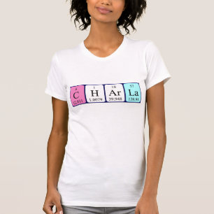 Charla periodic table name shirt