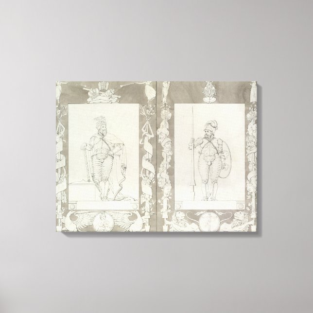 Charlemagne  and Heymon, 1804-5 Canvas Print (Front)