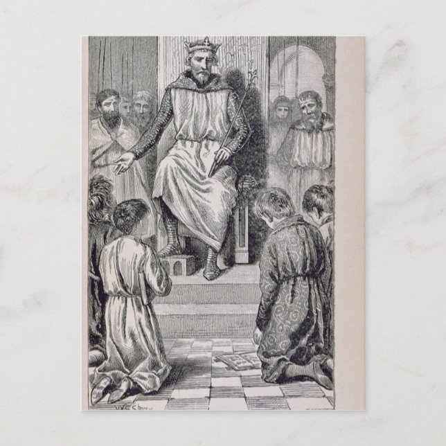 Charlemagne  and the Boys Postcard (Front)