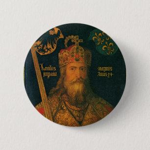 Charlemagne by Dürer Pinback Button