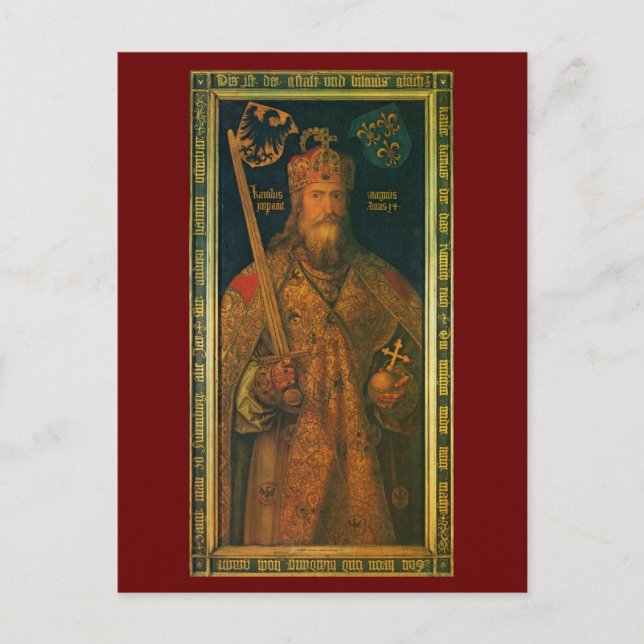 Charlemagne by Durer Postcard (Front)
