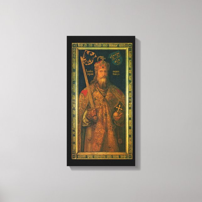 Charlemagne Stretched Canvas Print (Front)