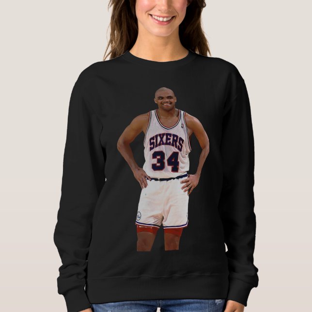 Charles Barkley T Shirt Basketball Fan Hoodie (Front)