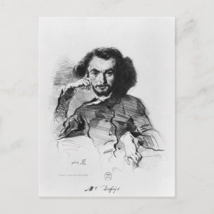 Charles Baudelaire  1844 Postcard