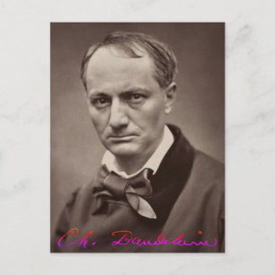 Charles Baudelaire Postcard