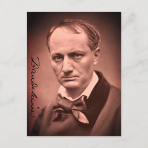 Charles Baudelaire Postcard