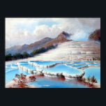 Charles Blomfield White Terraces, New Zealand Poster<br><div class="desc">Charles Blomfield White Terraces,  New Zealand</div>