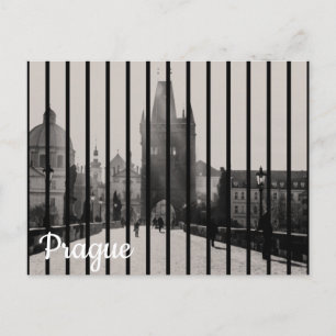 Charles bridge in Prague Postcard