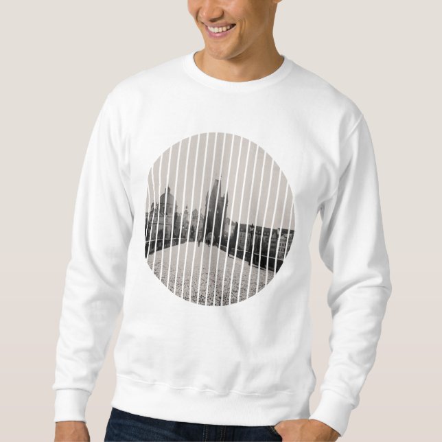 Charles bridge in Prague Sweatshirt (Front)
