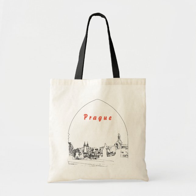 Charles bridge in Prague Tote Bag (Front)