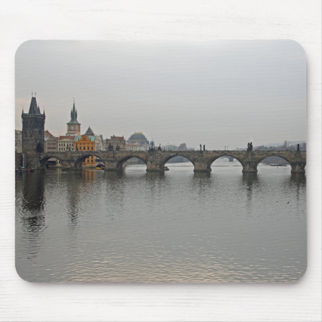 Charles Bridge, Prague Mouse Pad (Front)