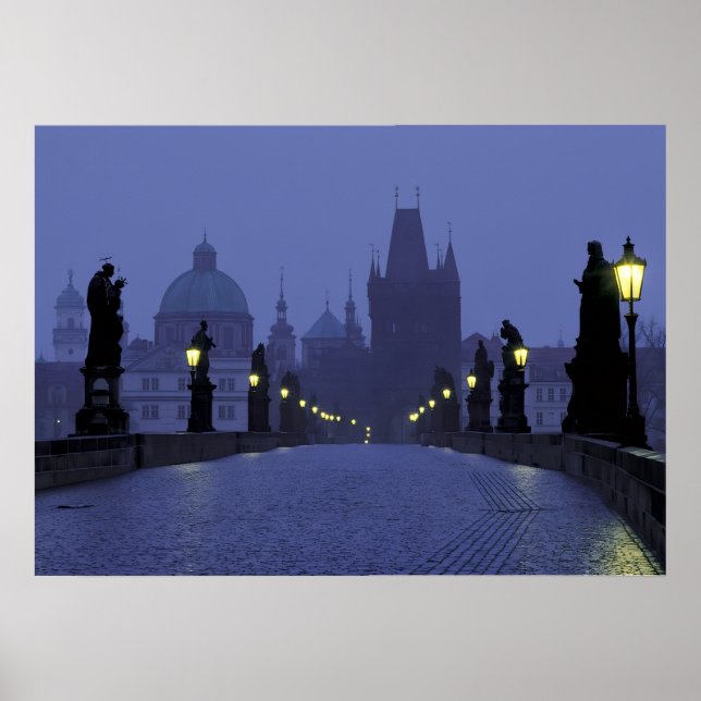 Charles Bridge Prague Poster (Front)