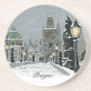 Charles Bridge Winter coaster