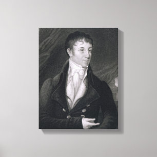 Charles Brockden Brown (1771-1810) engraved by Joh Canvas Print