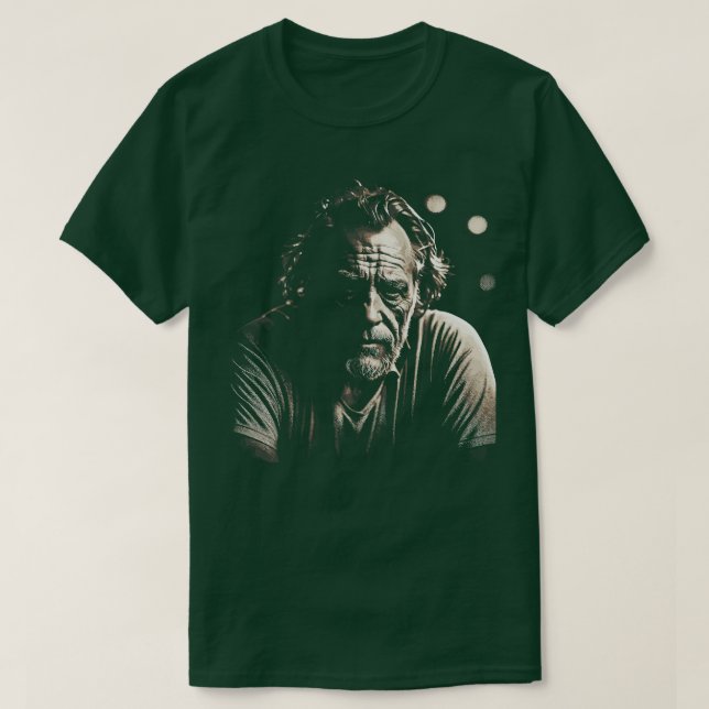 Charles Bukowski 9 T-Shirt (Design Front)