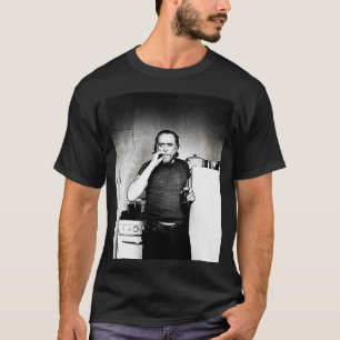 Charles Bukowski Poet and Novelist Fan Design T-Shirt