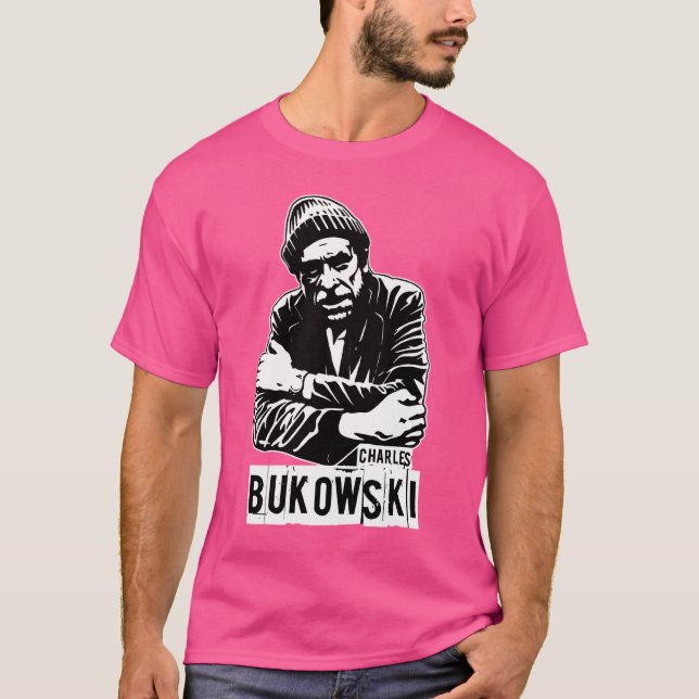 Charles Bukowskivintage For Fans T-Shirt (Front)