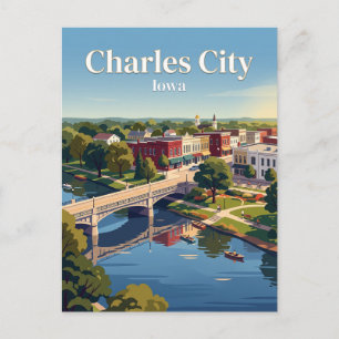 Charles City, Iowa Postcard