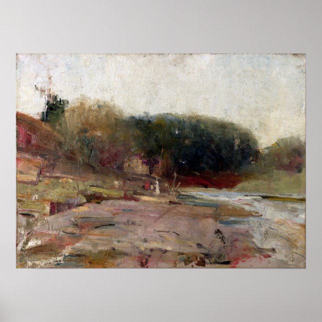 Charles Conder On the River Yarra, near Heidelberg Poster (Front)