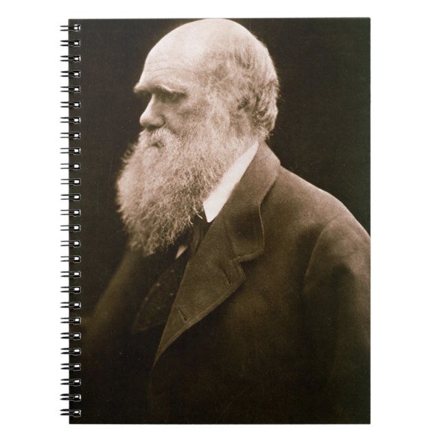 Charles Darwin (1809-82) (photo) Spiral Notebook (Front)
