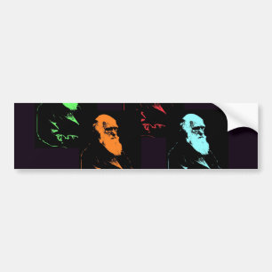 Charles Darwin Collage Bumper Sticker