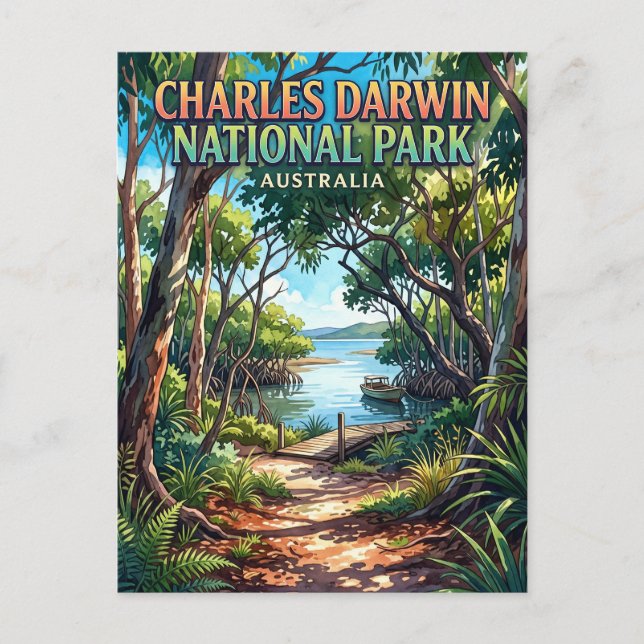 Charles Darwin National Park Australia Postcard (Front)