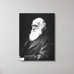 Charles Darwin Portrait Canvas Print