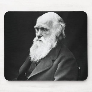 Charles Darwin Portrait Mouse Pad