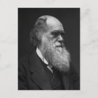 Charles Darwin postcard