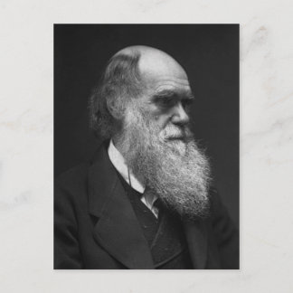 Charles Darwin postcard