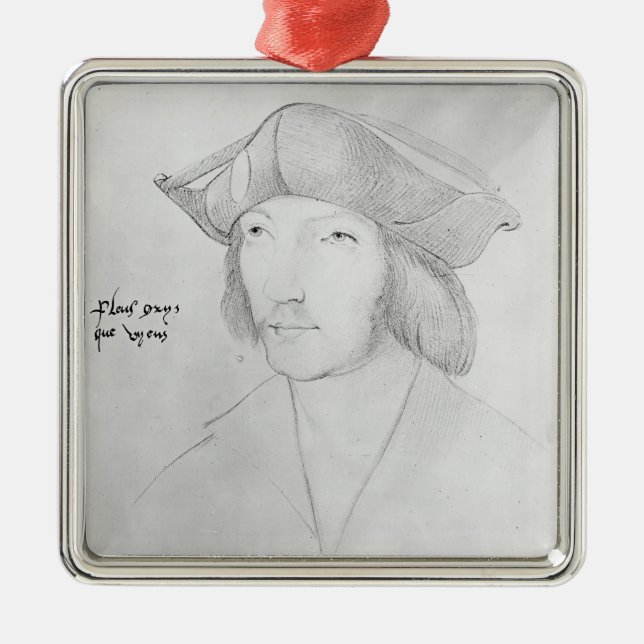 Charles de Bourbon  16th century Metal Tree Decoration (Front)