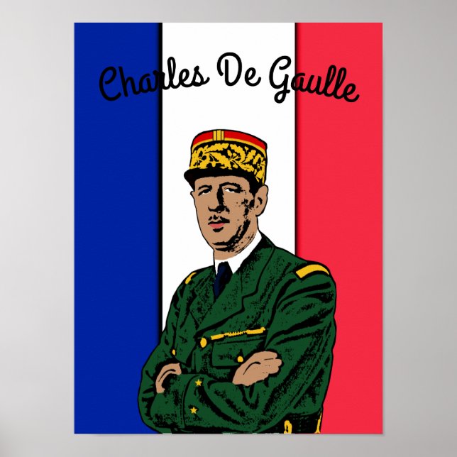 Charles de Gaulle Poster (Front)
