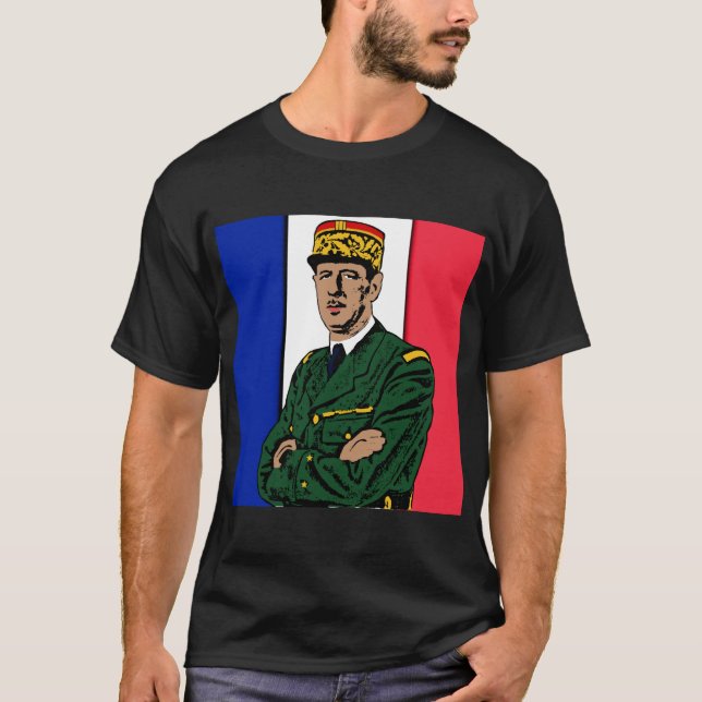 Charles de Gaulle T-Shirt (Front)