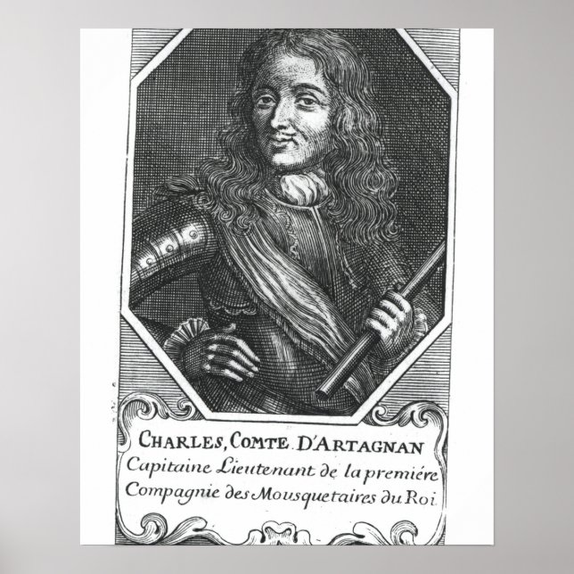 Charles de Montesquiou  Count of Artagnan Poster (Front)