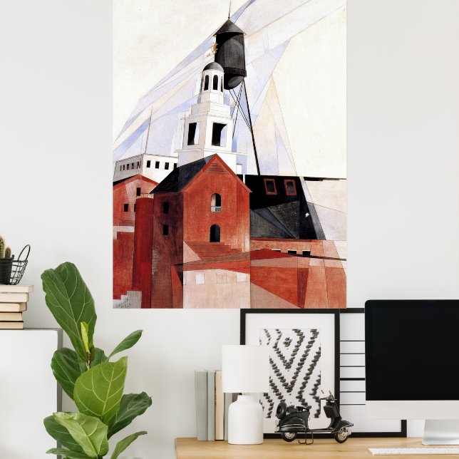 Charles Demuth painting, Lancaster Poster (Home Office)