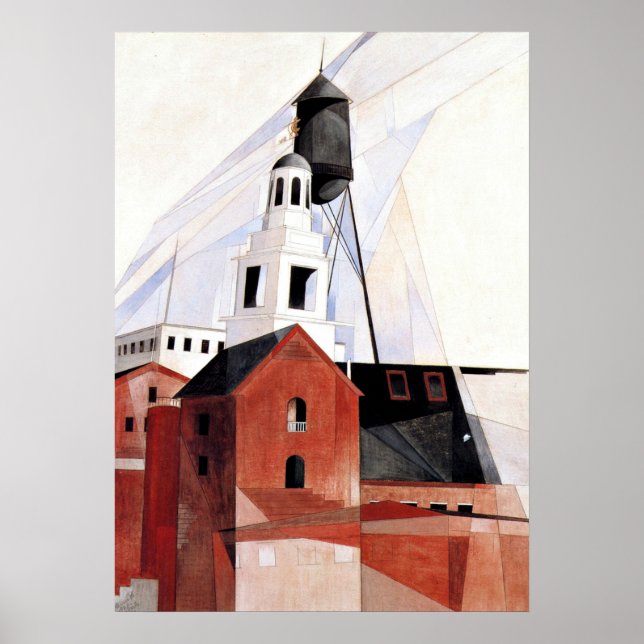 Charles Demuth painting, Lancaster Poster (Front)