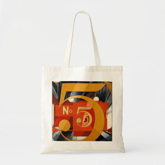 Charles Demuth The Figure 5 in Gold Tote Bag (Front)