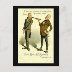 Charles Dickens, "David Copperfield" Postcard
