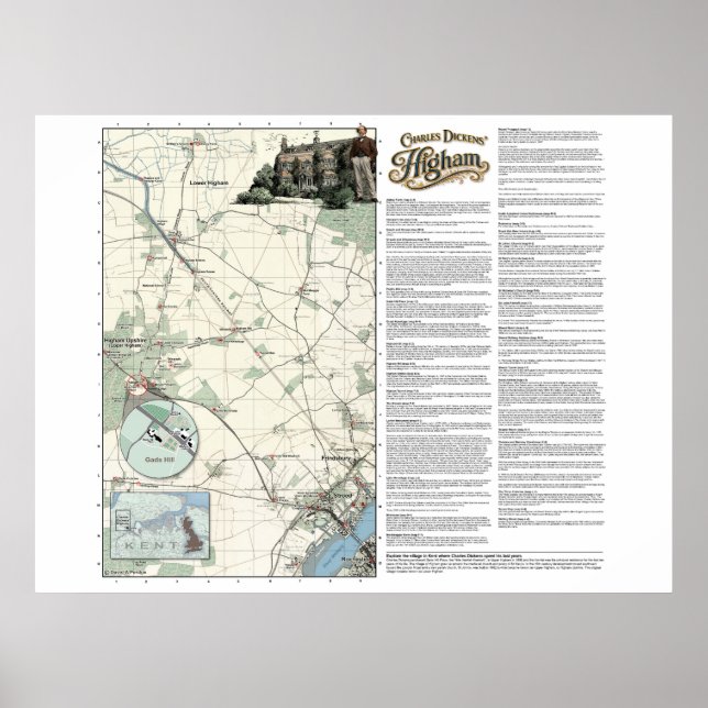 Charles Dickens' Higham Poster (Front)