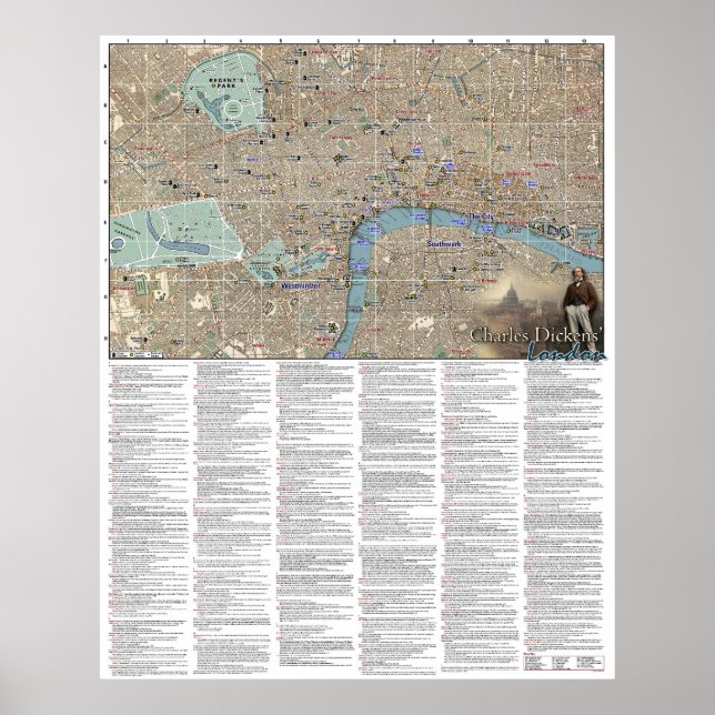 Charles Dickens' London Poster (Front)