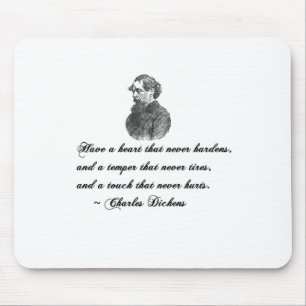 Charles Dickens Our Mutual Friend Quote Mouse Pad