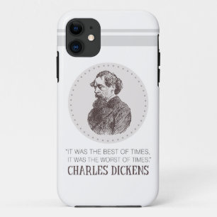Charles Dickens Portrait and Quote Case-Mate iPhone Case