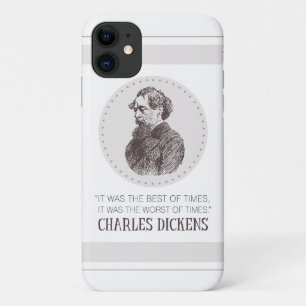 Charles Dickens Portrait and Quote Case-Mate iPhone Case