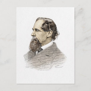 Charles Dickens Postcard