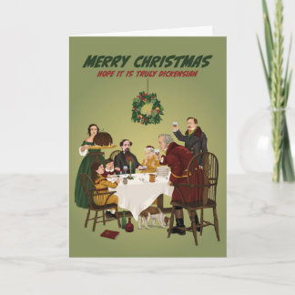 Charles Dickens Truly Dickensian Christmas Card